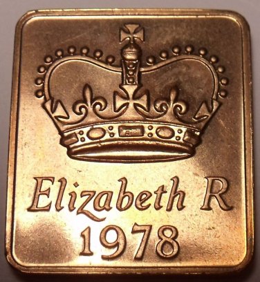 Great Britain 1978 Proof Set Medallion~Great For Birthdays & Anniversarys~Fr/Shi
