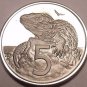 Rare Gem Cameo Proof New Zealand 1973 5 Cents~Only 8,000 Minted~Free Shipping