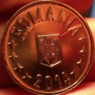 Gem Unc Romania 2014 50 Bani~Edge Incription~We Have Romanian Coins~Free Ship