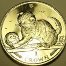 Gem Unc Isle Of Man 2000 Crown~Scottish Kitten~We Have Gem Unc Coins~Free Ship Gem Unc Isle Of Man 2000 Crown~Scottish Kitten~We Have Gem Unc Coins~Free Ship