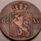 Scarce Norway 1867 Half Skilling~1st Year Ever Minted~Free Shipping