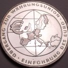 Gem Unc Silver Germany 2002-F 10 Euro~Introduction Of Euro Currency~Free Ship