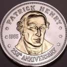 Historic Mint Double Eagle Patrick Henry Commemorative Medallion~Free Shipping