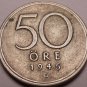 Silver Sweden 1946-G 50 Ore~See All Our Silver~Free Shipping