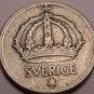 Silver Sweden 1946-G 50 Ore~See All Our Silver~Free Shipping