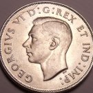 Gem Unc Silver Canada 1943 50 Cents~Mint Error Die Crack~Fantastic~Free Shipping Gem Unc Silver Canada 1943 50 Cents~Mint Error Die Crack~Fantastic~Free Shipping