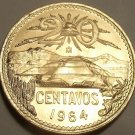 Large Gem Unc Mexico 1964 20 Centavos~Volcanos Ixtaccihuatl and Popocatepet~FS*