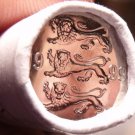 Gem Unc Original Roll (50 Coins) Estonia 1999 20 Senti Coins~3 Lions~Free Ship