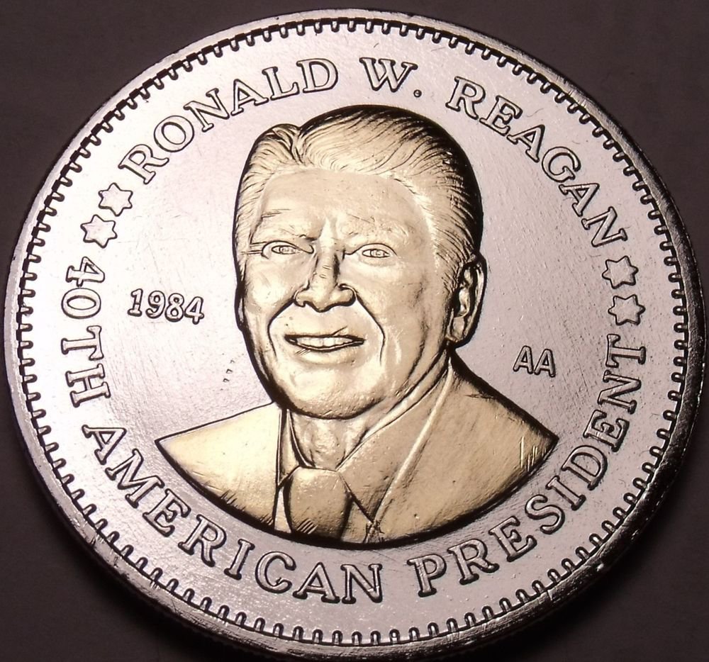 Historic Mint Double Eagle Ronald Reagan Commemorative Medallion~Free ...