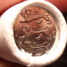 Gem Unc Original Roll (50 Coins) Estonia 2004 20 Senti Coins~3 Lions~Free Ship