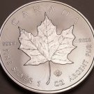 Gem Unc .999 Silver Canada 2014 $5.00 Maple Leaf~Excellent~Free Shipping
