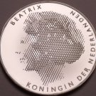 Rare Cameo Silver Proof Netherlands 1988 50 Gulden~William & Mary~35k Minted~F/S
