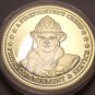 Huge Proof 24k Gold Plated Firefighters Creed Medallion~Pride, Service~Free Ship