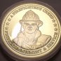 Huge Proof 24k Gold Plated Firefighters Creed Medallion~Pride, Service~Free Ship