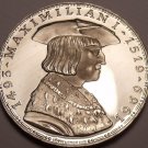 Rare Silver Proof Austria 1969 50 Schilling~Death Of Maximillian~55k Minted~FS