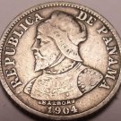 Silver Panama 1904 5 Centesimos~1st Year Ever Minted~Free Shipping