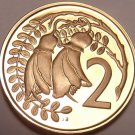 Gem Cameo Proof New Zealand 1973 2 Cents~See Why Proofs R Best~8,000 Minted~Fr/S