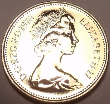 Proof Great Britain 1976 5 New Pence~Only 100,000 Minted~Proofs Are Best~Free Sh