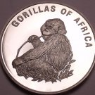Silver Proof Uganda 2003 1,000 Shillings~Gorilla Eating~Fantastic~Free Shipping Silver Proof Uganda 2003 1,000 Shillings~Gorilla Eating~Fantastic~Free Shipping