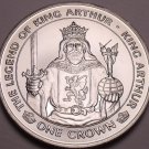 Rare Gem Unc Isle Of Man 1996 Crown~The Legend Of King Arthur~30,000 Minted~Fr/S