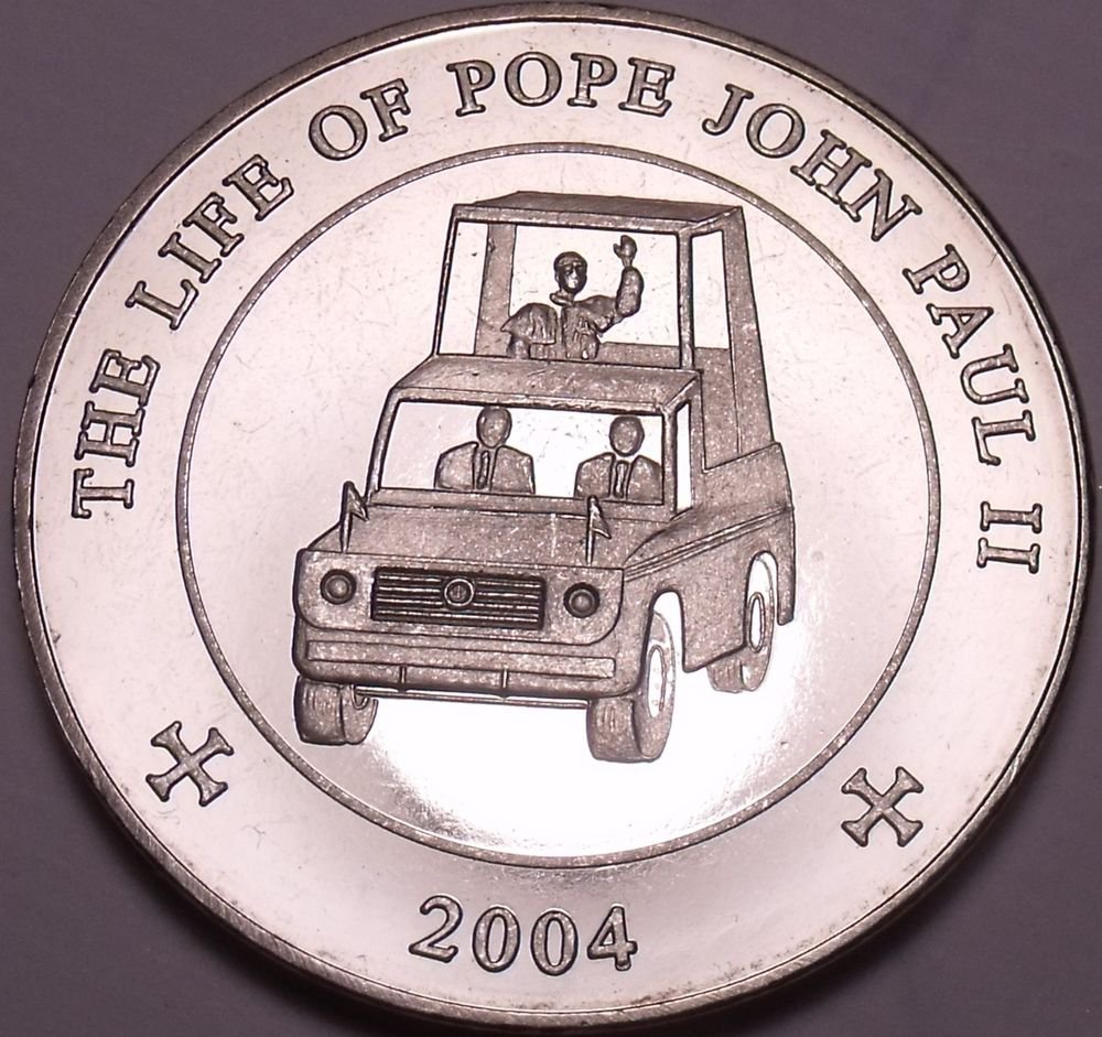 Unc Somali 2004 25 Schillings~The Life Of Pope John Paul ...