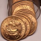 Unc Roll (20) Great Britain 1963 Half Pennys~The Golden Hind~Free Shipping