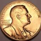 Large Gem Unc Franklin Delano Roosevelt In Memoriam Medallion~Awesome~Free Ship