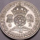 Silver Great Britain 1942 2 Shillings~See Our Silver Coins~Free Shipping Silver Great Britain 1942 2 Shillings~See Our Silver Coins~Free Shipping