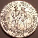 Gem Unc Isle Of Man 1989 Crown~Mutiny On The Bounty~Bligh And Betham~Free Ship