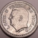 Au/Unc Monaco 1943-A Franc~1st Year Ever Minted~Free Shipping Au/Unc Monaco 1943-A Franc~1st Year Ever Minted~Free Shipping