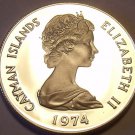 Rare Proof Cayman Islands 1974 5 Cents~Pink Spotted Shrimp~30K Minted~Free Ship Rare Proof Cayman Islands 1974 5 Cents~Pink Spotted Shrimp~30K Minted~Free Ship