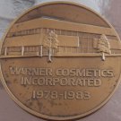Rare Huge 76mm Solid Bronze Warner Cosmetics Medallion~George Friedman~Fr/Ship