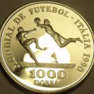 Rare Silver Proof St. Thomas & Prince Island 1990 1,000 Dobras~15,000 Minted~F/S Rare Silver Proof St. Thomas & Prince Island 1990 1,000 Dobras~15,000 Minted~F/S