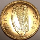 Large Gem Unc Ireland 1968 Penny~Irish Harp~Hen With Chicks~Free Shipping Large Gem Unc Ireland 1968 Penny~Irish Harp~Hen With Chicks~Free Shipping
