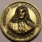 Unc Antonj Van Leeuwenhoek Medallion~First To Observe & Discribe Bacteria~Fr/Shi