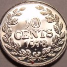 Rare Proof Liberia 1978 10 Cents~Only 7,311 Minted~Excellent~Free Shipping