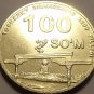 Unc Uzbekistan 2009 100 Som~Tashkent, 2200th Anniversary of Settlement~Free Sh*