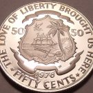 Rare Proof Liberia 1978 50 Cents~Only 7,311 Minted~Fantastic~Free Ship