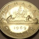Proof Canada 1969 Canoe Dollar~594,298 Minted~We Have Canadian~Free Shipping