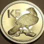 Silver Proof Papua New Guinea 1975 5 Kina~The New Guinea Eagle~Awesome~FR/Ship