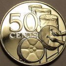Rare Proof Trinidad & Tobago 1977 50 Cents~5,337 Minted~Kettle Drums~Free Ship Rare Proof Trinidad & Tobago 1977 50 Cents~5,337 Minted~Kettle Drums~Free Ship