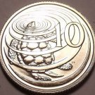 Rare Proof Cayman Islands 1973 10 Cents~Green Turtle~Only 9,988 Minted~Free Ship