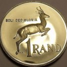 Rare Proof South Africa 1985 Rand~Springbok~Only 9,859 Ever Minted~Free Shipping
