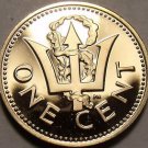 Cameo Proof Barbados 1975 Cent~Only 20,000 Minted~Lighthouse~Free Shipping
