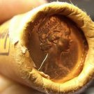 Gem Unc Original Roll (50) Great Britain 1981 Half Pennys~Fantastic~Free Ship