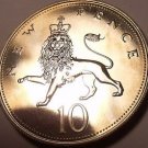 Scarce Proof Great Britain 1974 10 Pence~Crowned Lion~100,000 Minted~Free Ship