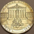 Rare Silver Proof Austria 1968 50 Schilling~Only 39,800 Minted~50th Anniv~Fr/Shi
