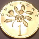 Rare Proof Jamiaca 1973 Cent~Ackee Fruit~Only 28,000 Minted~See Our Proofs~Fr/Sh