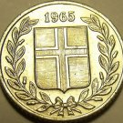 Gem Unc Iceland 1965 25 Aurar~We Have Iceland Coins~Free Shipping