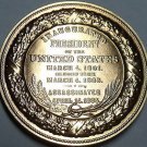 Gem Unc Abraham Lincoln Inauguration Medallion~33.6mm~Excellent~Free Shipping